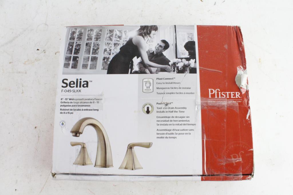 Pfister Selia Widespread Lavatory Faucet Property Room