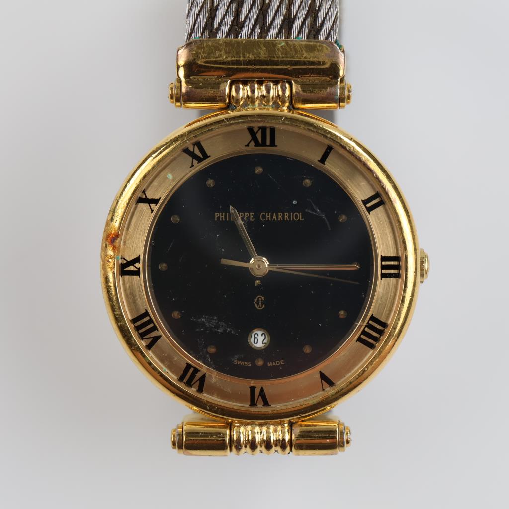 Philippe Charriol Celtic Swiss Gold Plated Watch