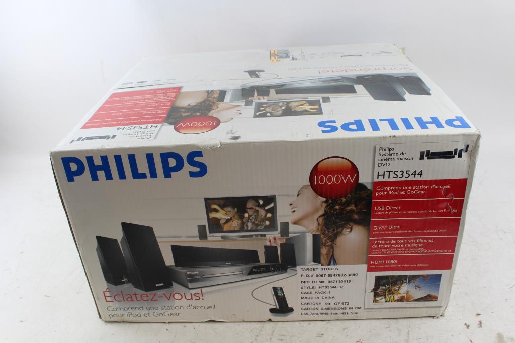philips 5.1 channel home theatre