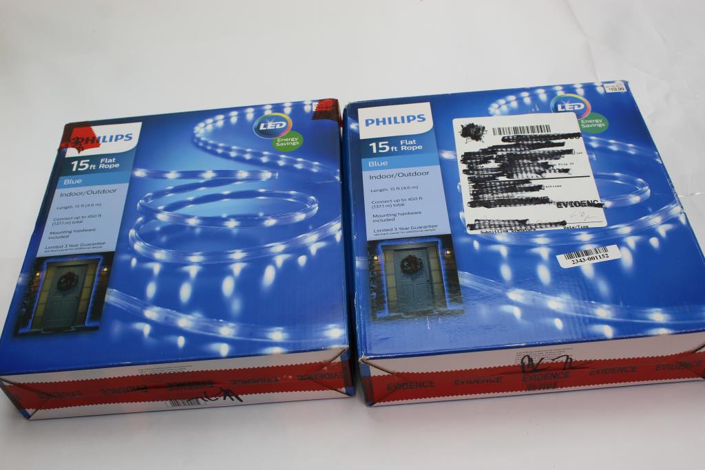Philips Led 15 Ft Flat Rope Lights 2 Pieces Property Room Philips Led 15 Ft Flat Rope Lights 2 Pieces Property Room