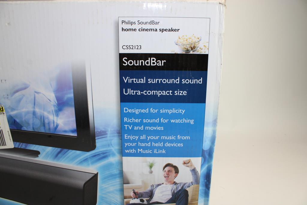 Philips SoundBar Home Cinema Speaker (Model CSS2123) Property Room