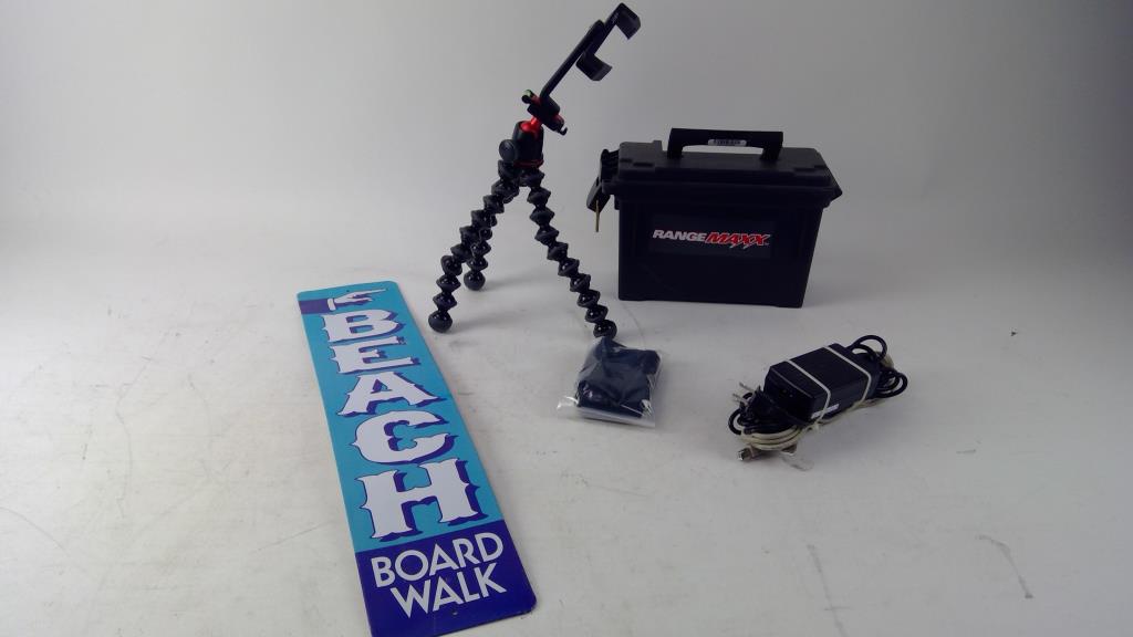 Phone Tripod, Ammo Gun Case, And More Property Room