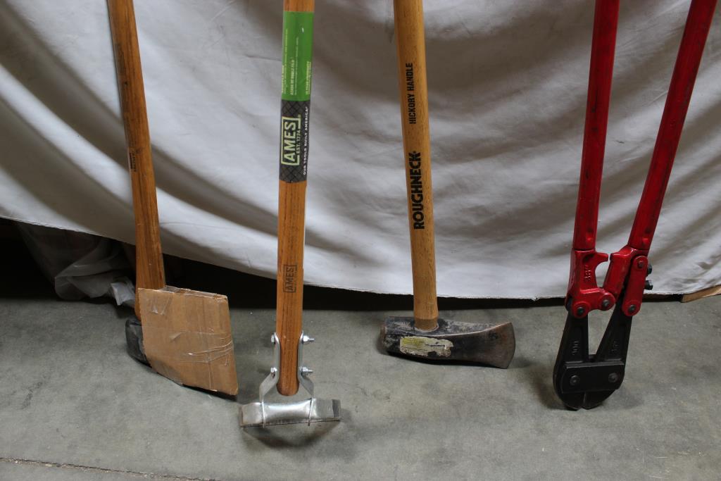 Pick Axe, Sledge Hammer, Bolt Cutter And More Ames, Master Mechanic 5