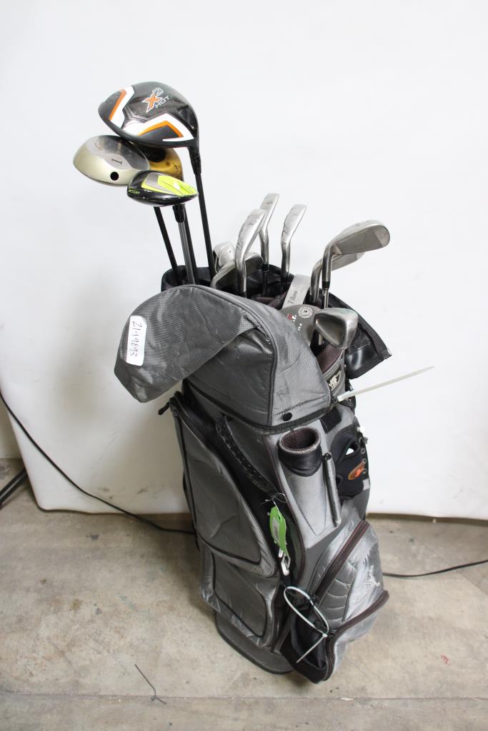 Ping Golf Bag With Clubs, 5+ Pieces Property Room