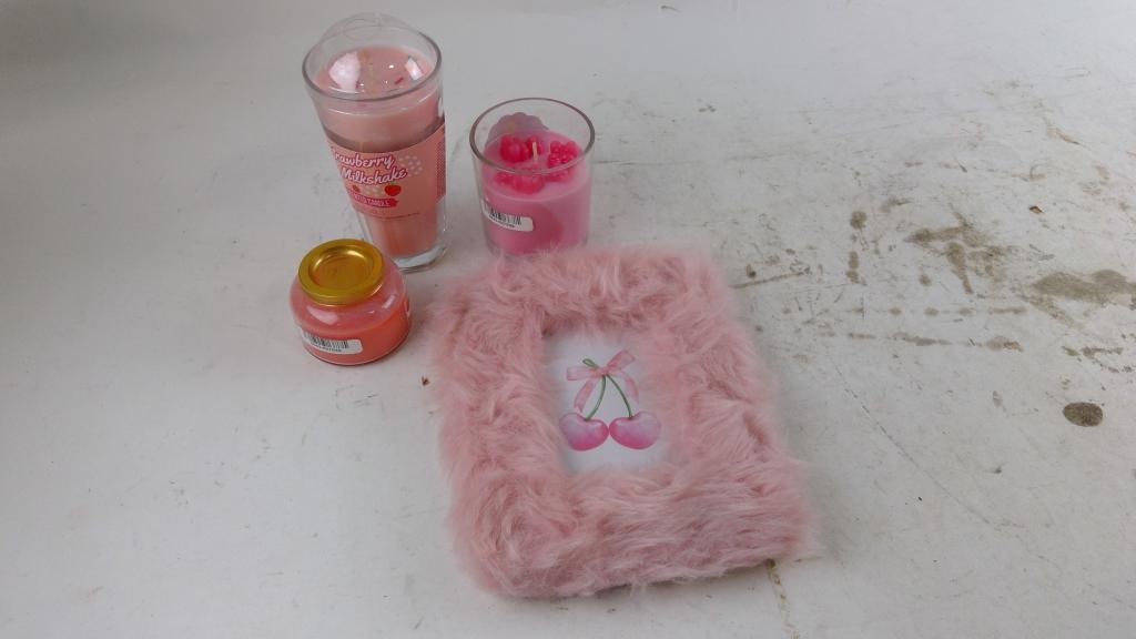 Pink Cherry Gummy Bear Candle And More 4 Pieces