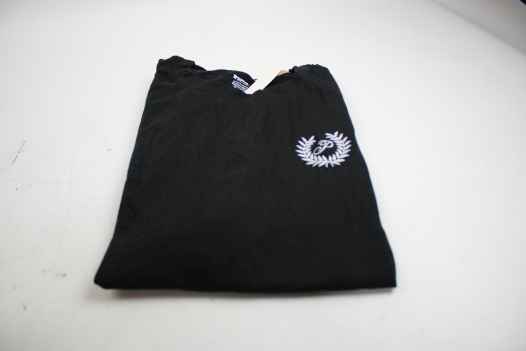 Pink Logo T-Shirt, High Rise Fold Over Flare Leggings, XL, 2 Pieces