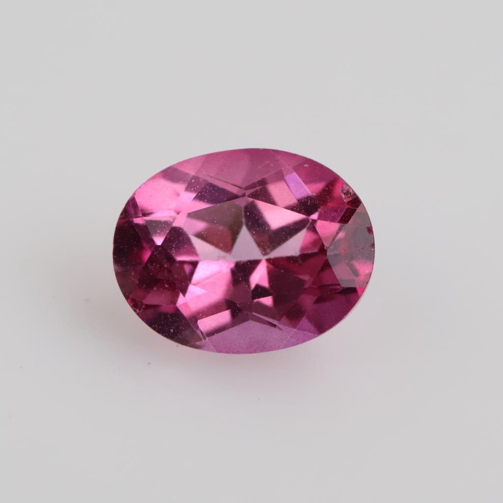 Pink Topaz Oval Faceted Loose Stone