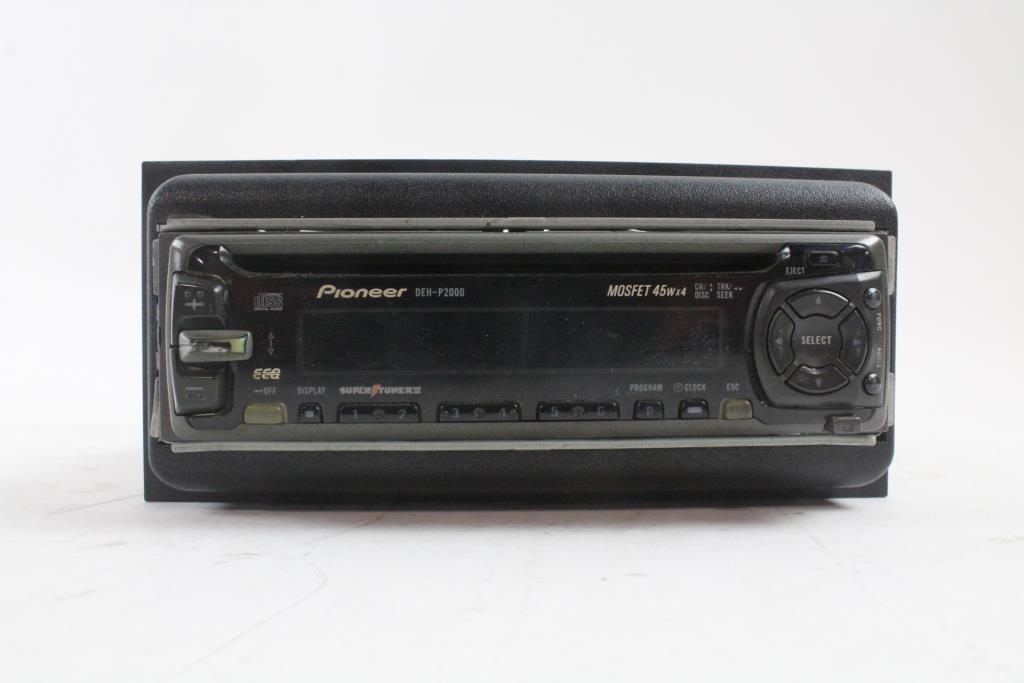 Pioneer Car Stereo Property Room