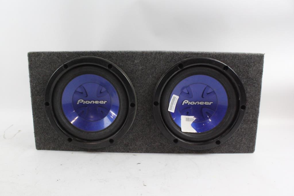 blue pioneer subwoofer