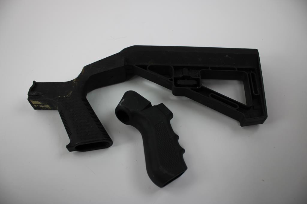 Pistol Grip, SSAR-15 SBS Bump Stock, And Tasco Scopes, 4 Pieces