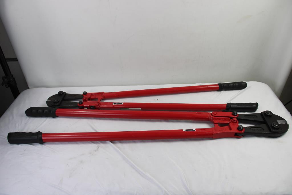 Pittsburgh 36", 42" Bolt Cutters, And Ryobi 4-1/2" Angle Grinder, 3 Pieces