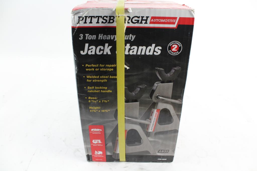 Pittsburgh 3Ton Heavy Duty Jack Stands Property Room