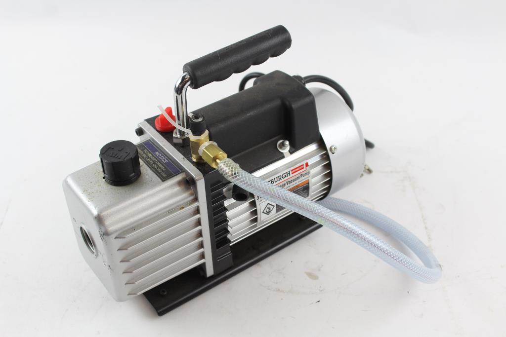 Pittsburgh 60805 2 Stage Vacuum Pump Property Room