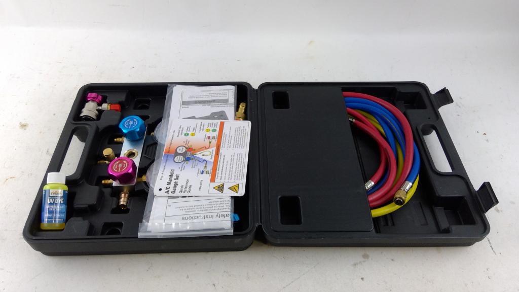Pittsburgh A/C Manifold Gauge Set