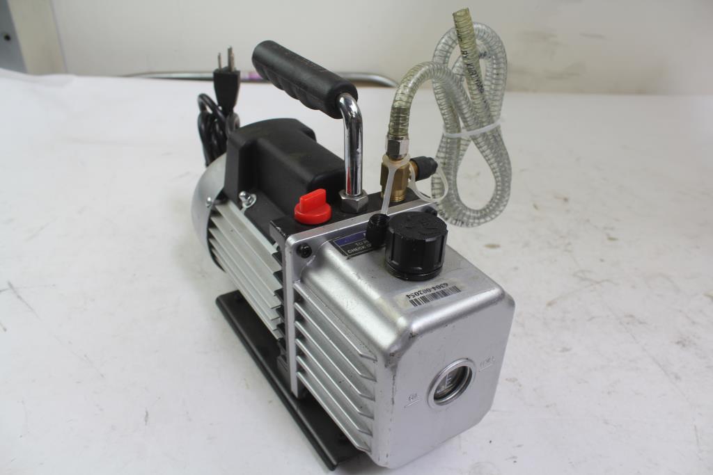 Pittsburgh Automotive 3 Cfm 2 Stage Vacuum Pump Property Room