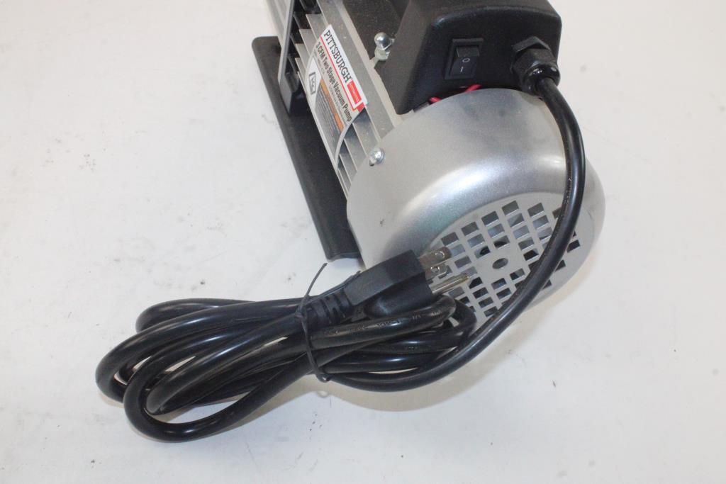 Pittsburgh Automotive 3CFM Two Stage Vacuum Pump Property Room