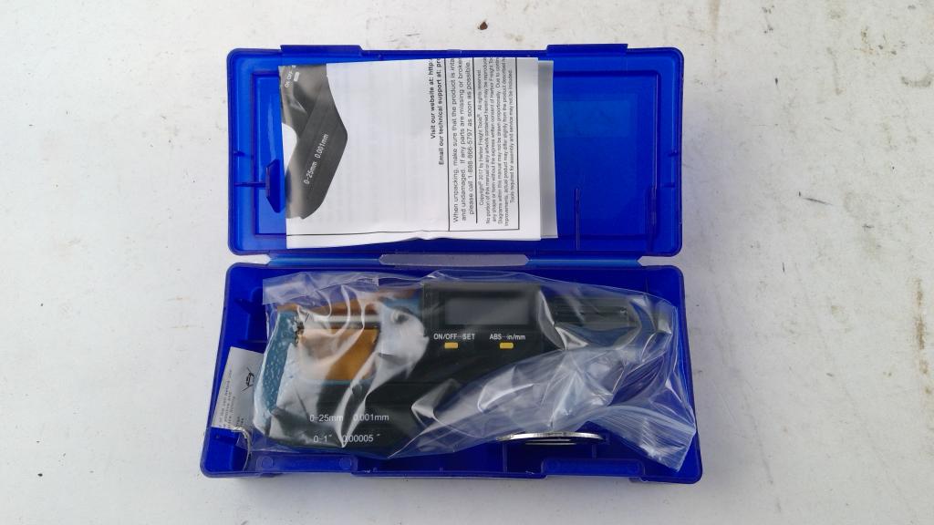 Pittsburgh Digital Micrometer