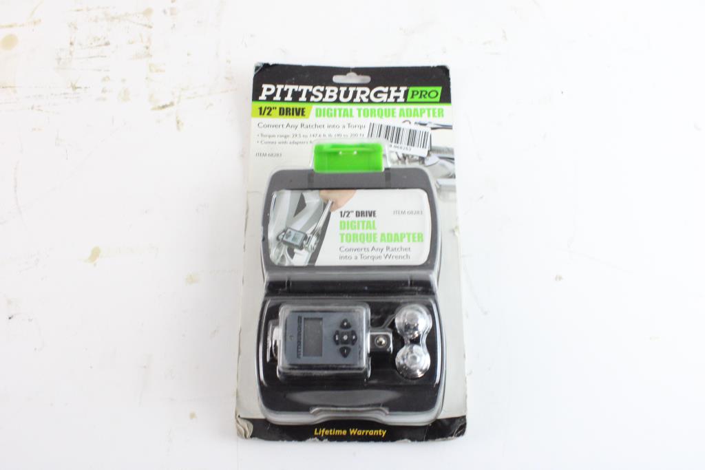 Pittsburgh Pro 1/2" Digital Torque Adapter Property Room