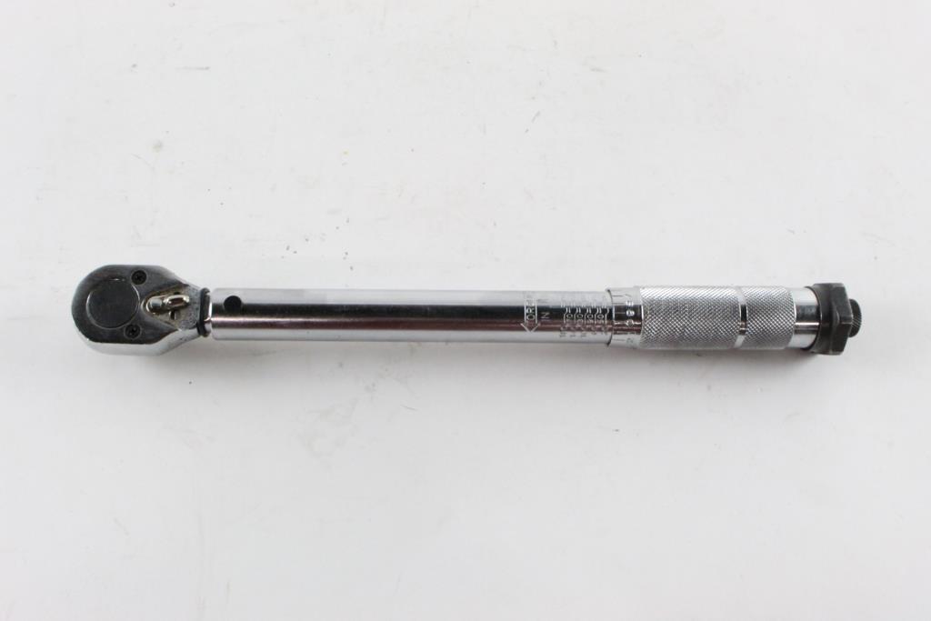 Pittsburgh Pro Click Type Torque Wrench 1/4" Drive Property Room