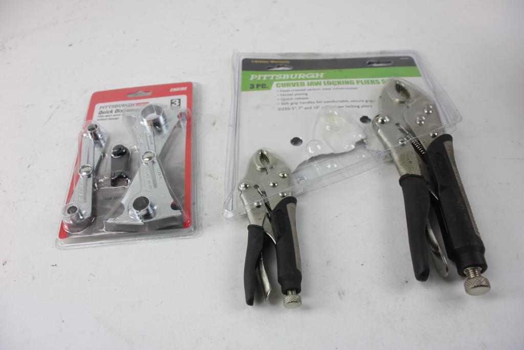 Pittsburgh Quick Disconnect Tool Set, Pittsburgh Socket Sets, And More, 5+ Pieces Property Room