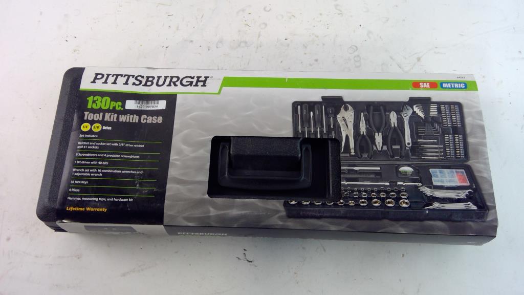 Pittsburgh Tool Kit With Case, 100+ Pieces Property Room
