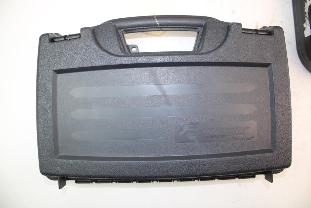 Plano & Lock Gun Cases & Allen Rifle Case; 3 Pieces Property Room