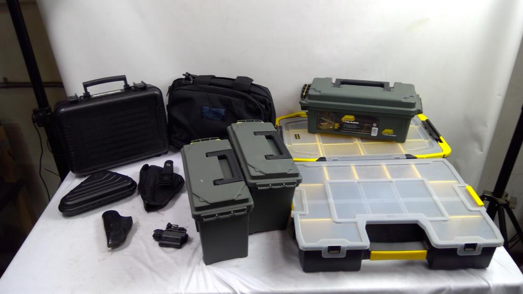 Plano Shot Shell Boxes, Bulldog Holsters, Hardware Organizers, And More
