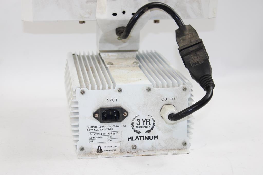 Platinum 1000w HPS/MH Ballast Property Room