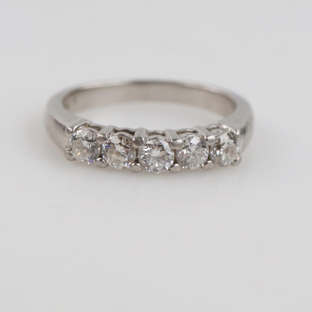 Platinum Diamond Wedding Band
