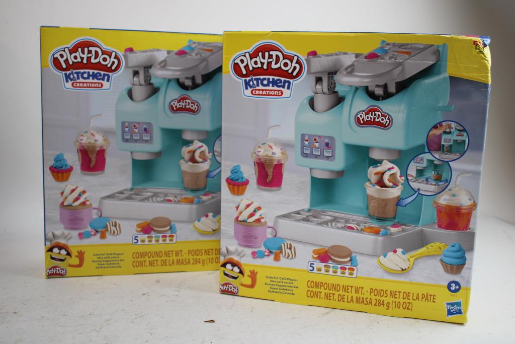 PlayDoh Kitchen Creations Colorful Cafe Playset, 2 Pieces Property Room