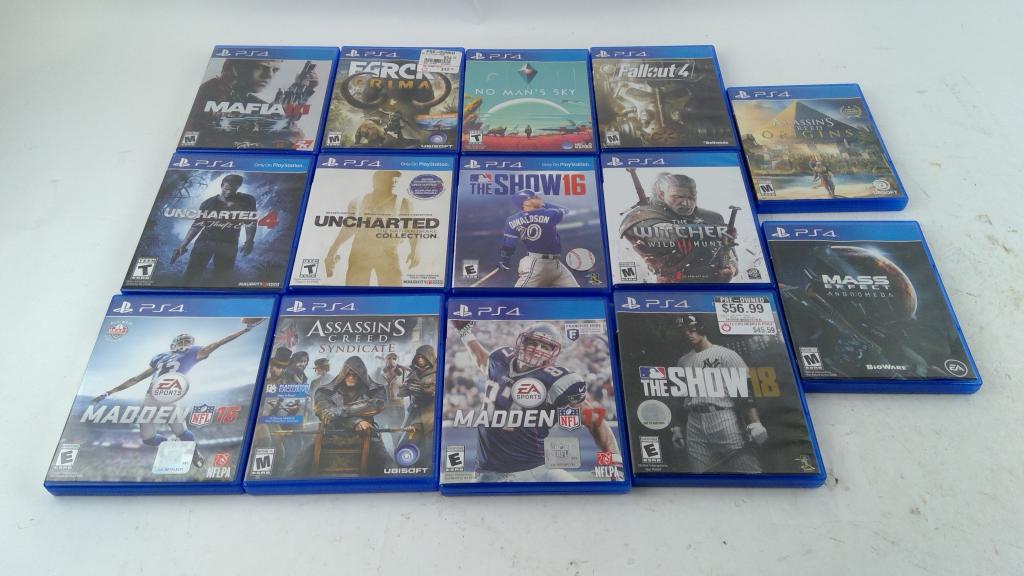 Playstaion 4 Games 5+ Pieces
