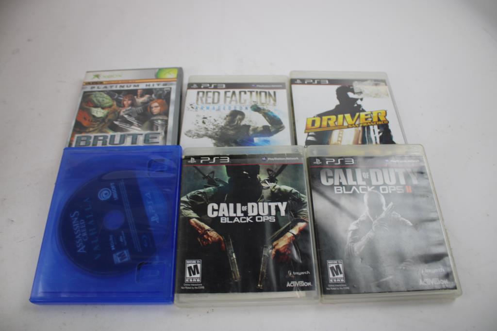 Playstation 3, Playstation 4, Xbox Games - Dishonored, Brute Force, And More, 12 Pieces