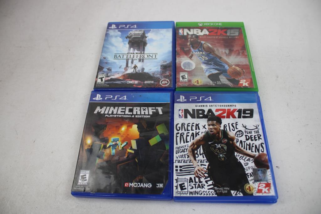 Playstation 4 And Xbox One Games, Xbox Controller, 5 Pieces With Pokemon Cards