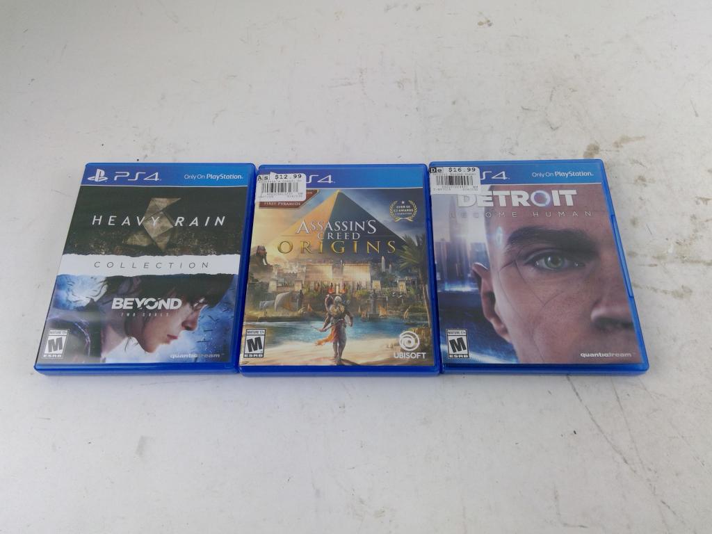 Playstation 4 Games 3 Pieces