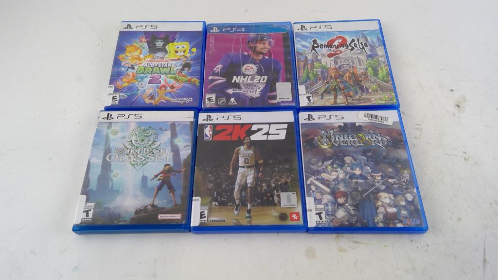 Playstation 5 Games, 5+ Pieces