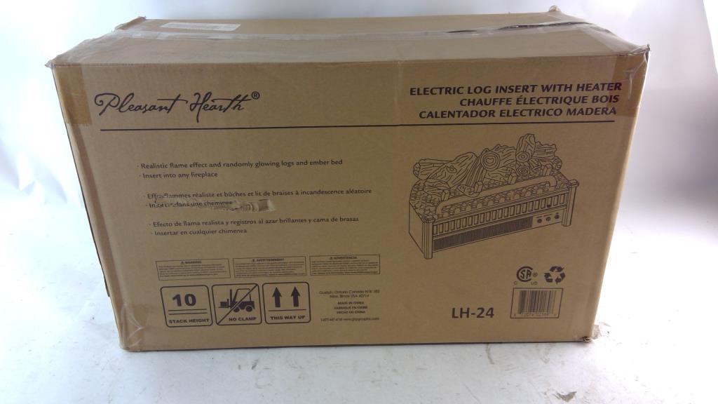 Pleasent Helath Electric Log Insert With Heater