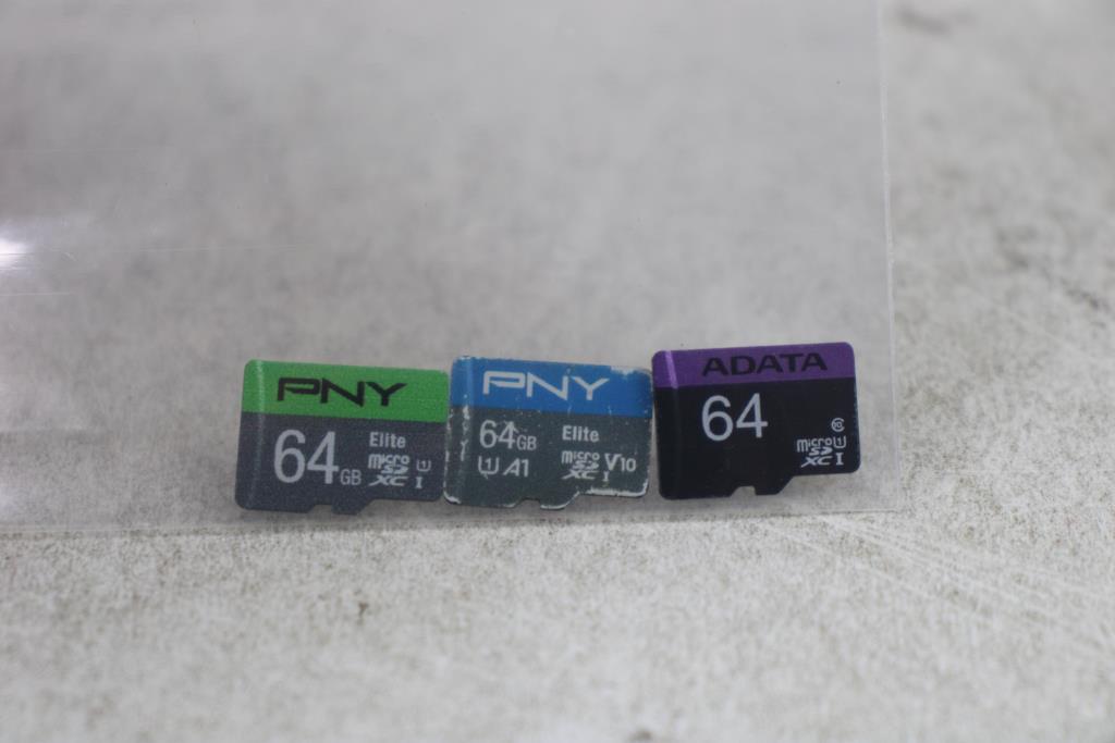 PNY, Adata, Microsd, 64 Gb, 3 Pieces