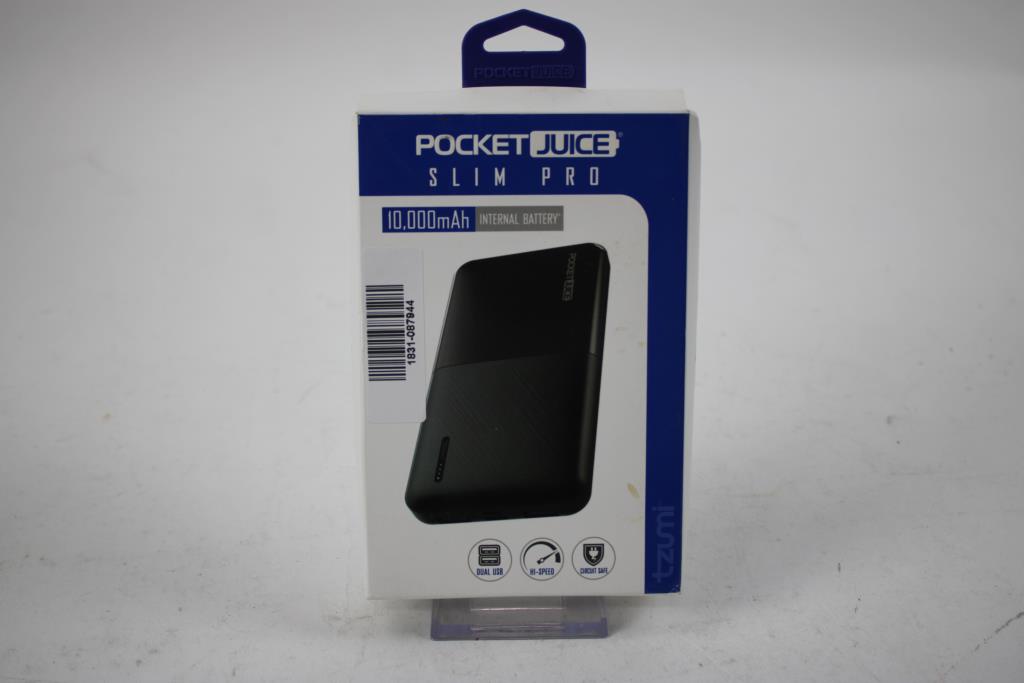 Pocket Juice Slim Pro Internal Battery Portable Power Bank
