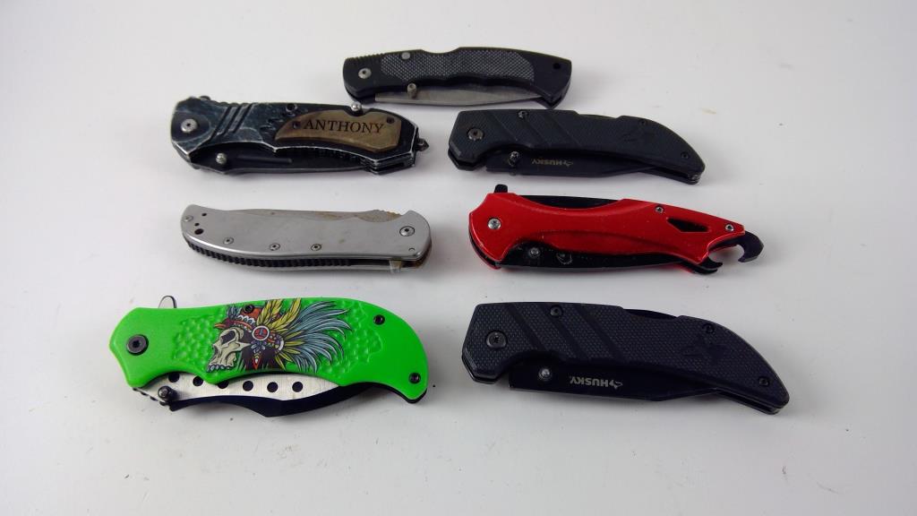 Pocket Knife Lot Property Room