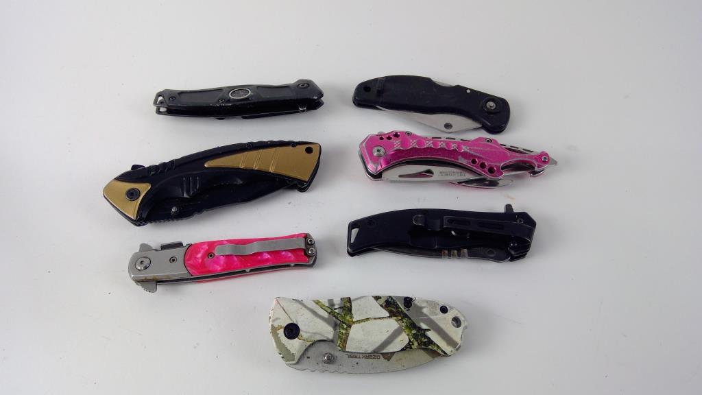 Pocket Knife Lot Property Room
