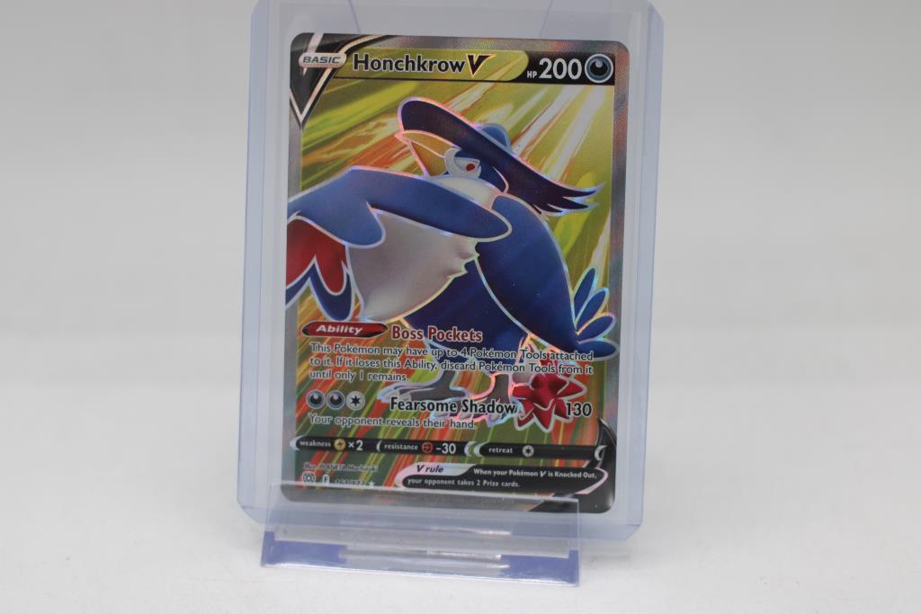 Pokémon Honchkrow V - 161/172 - Full Art Ultra Rara - Carta Collezionabile Spada & Scudo: Stelle Brillanti - 2