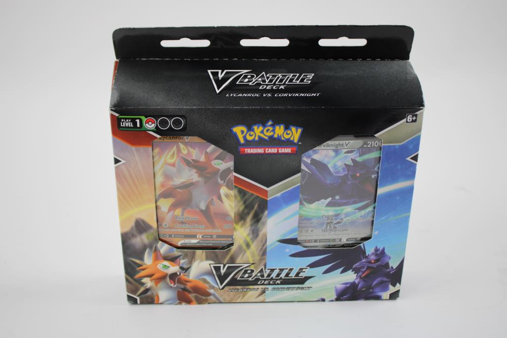 Pokemon Lycanroc V. Corviknight V-Battle Deck