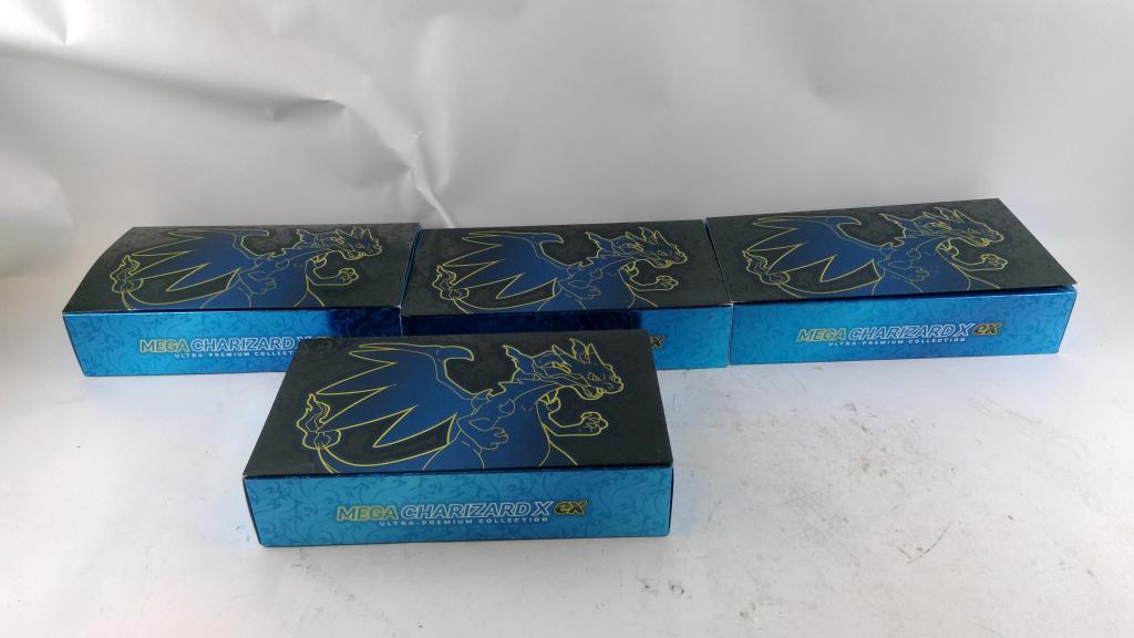 Pokemon Mega Charizard X EX Boxes 4 Pieces