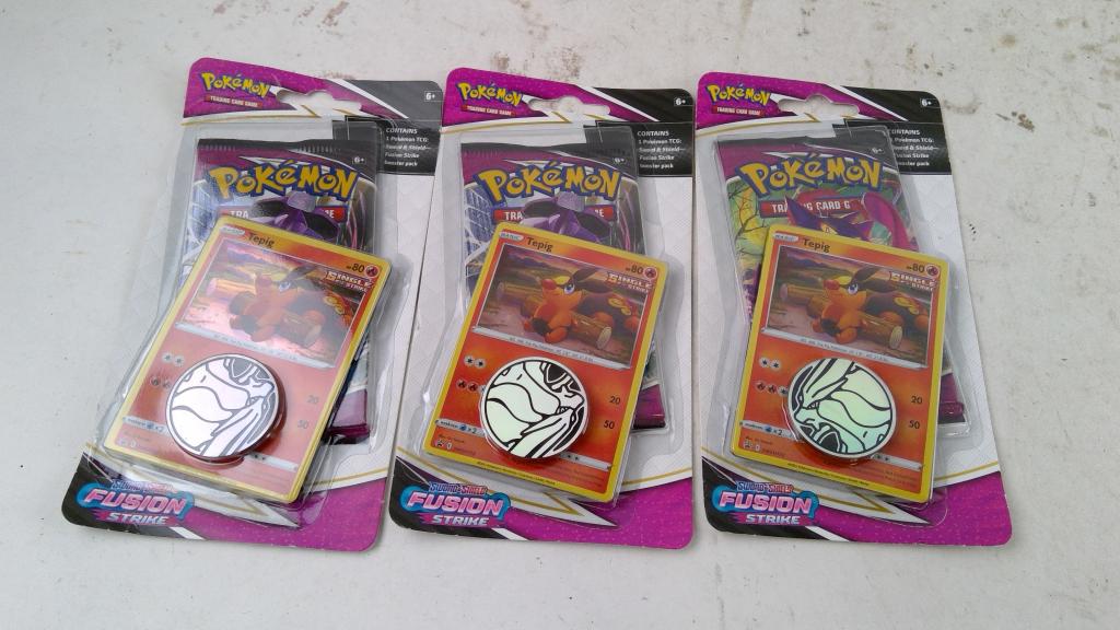 Pokemon Sword & Sheild Fusion Strike Boost Packs 3 Pieces