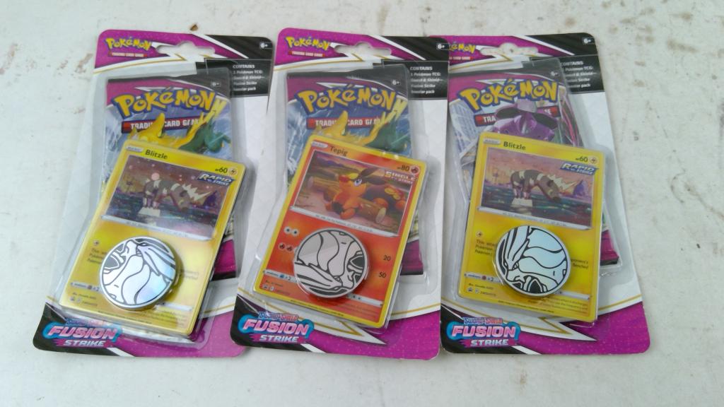 Pokemon Sword & Sheild Fusion Strike Boost Packs 3 Pieces