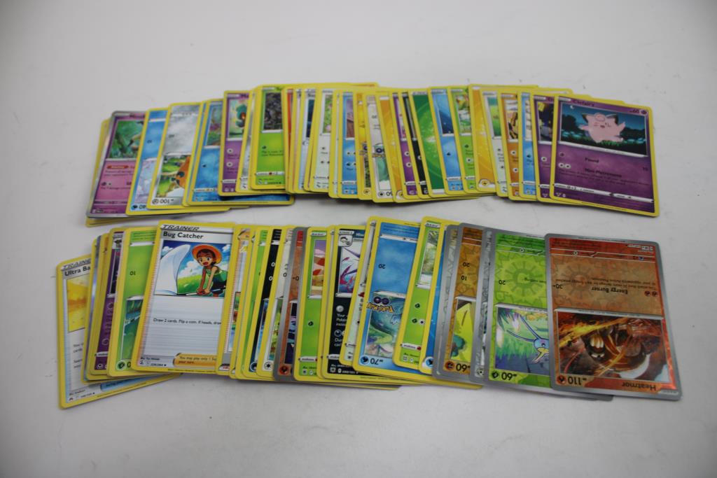 Pokemon Trading Cards 100+ Pieces With Pokemon Boxes