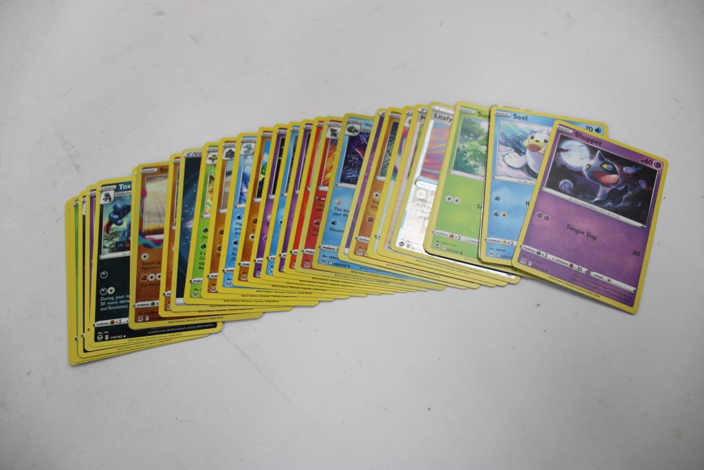 Pokemon Trading Cards 38 Pieces, And Case