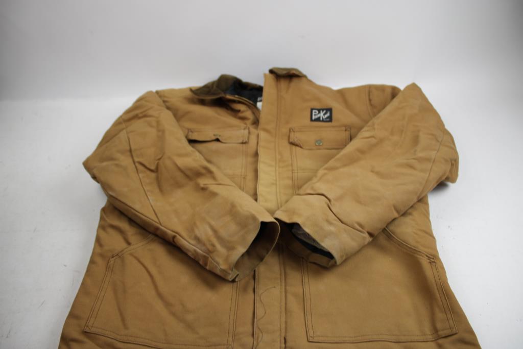Polar King Khaki Work Jacket, Size 40 Regular