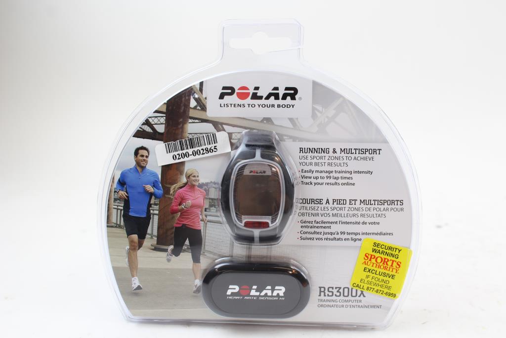 polar rs300x running heart rate monitor and computer