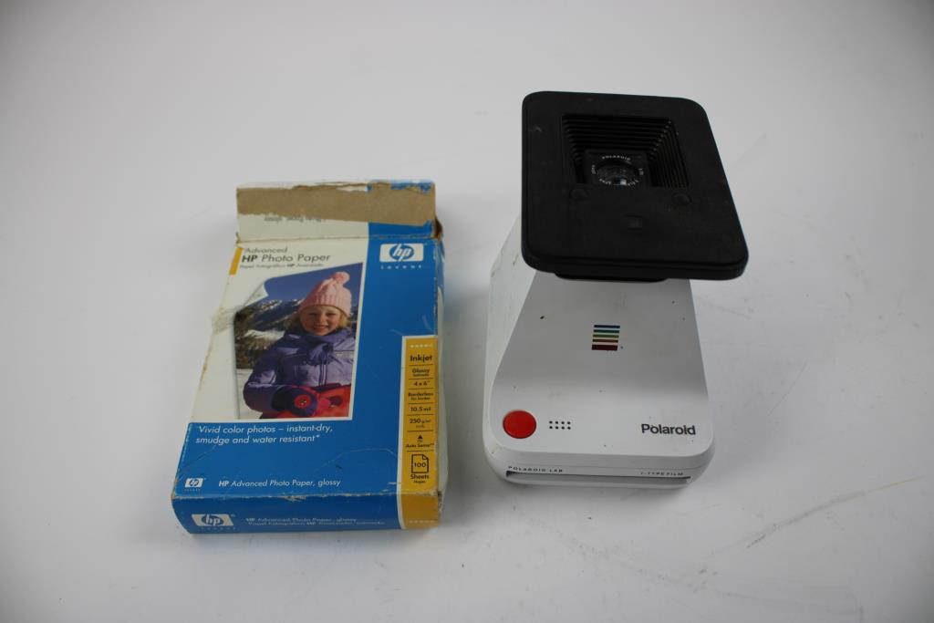 Polaroid Lab, I-Type Film, HP Photo Paper